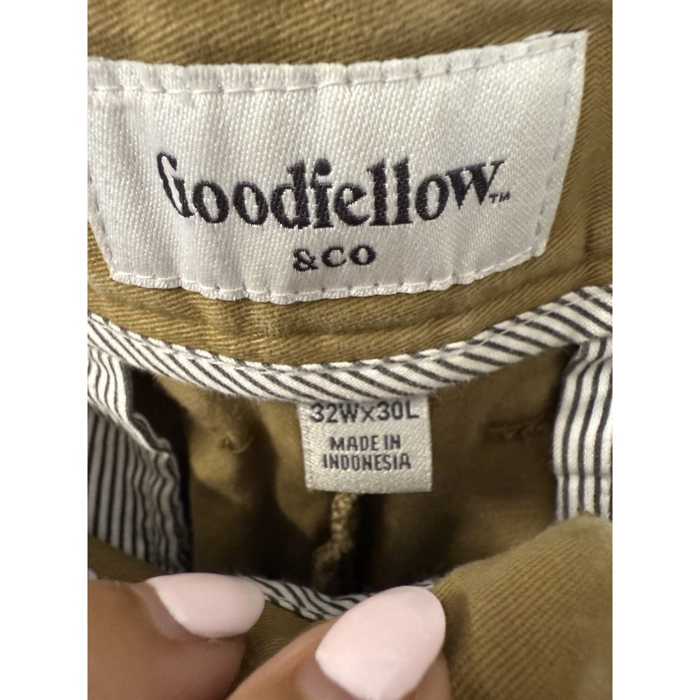 Goodfellow & Co The Every Wear Chino Men's 32x30 Khaki Straight Fit Pants - Picture 4 of 5